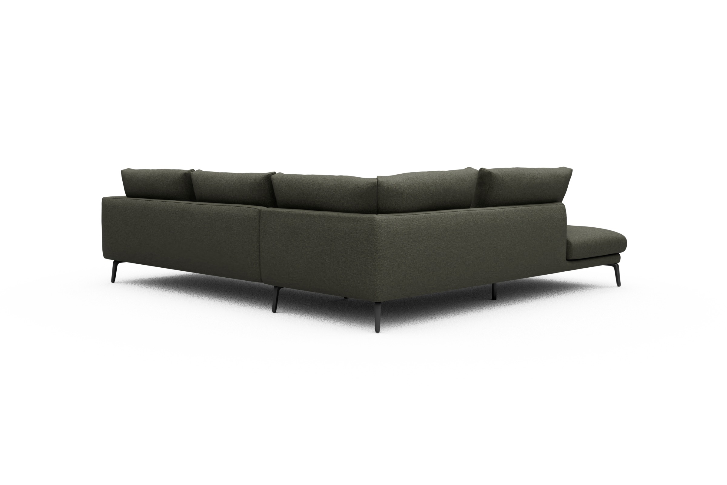 Ecksofa Karl Relax-Ecke links mit 2,5-Sitzer Sama-Winter-Moss