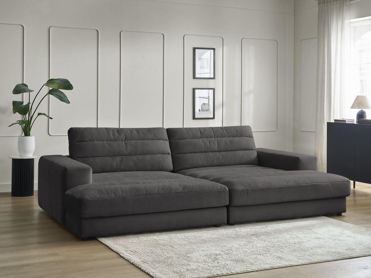 Bobochic Sierra Sofa 4-Sitzer Samt Schwarz