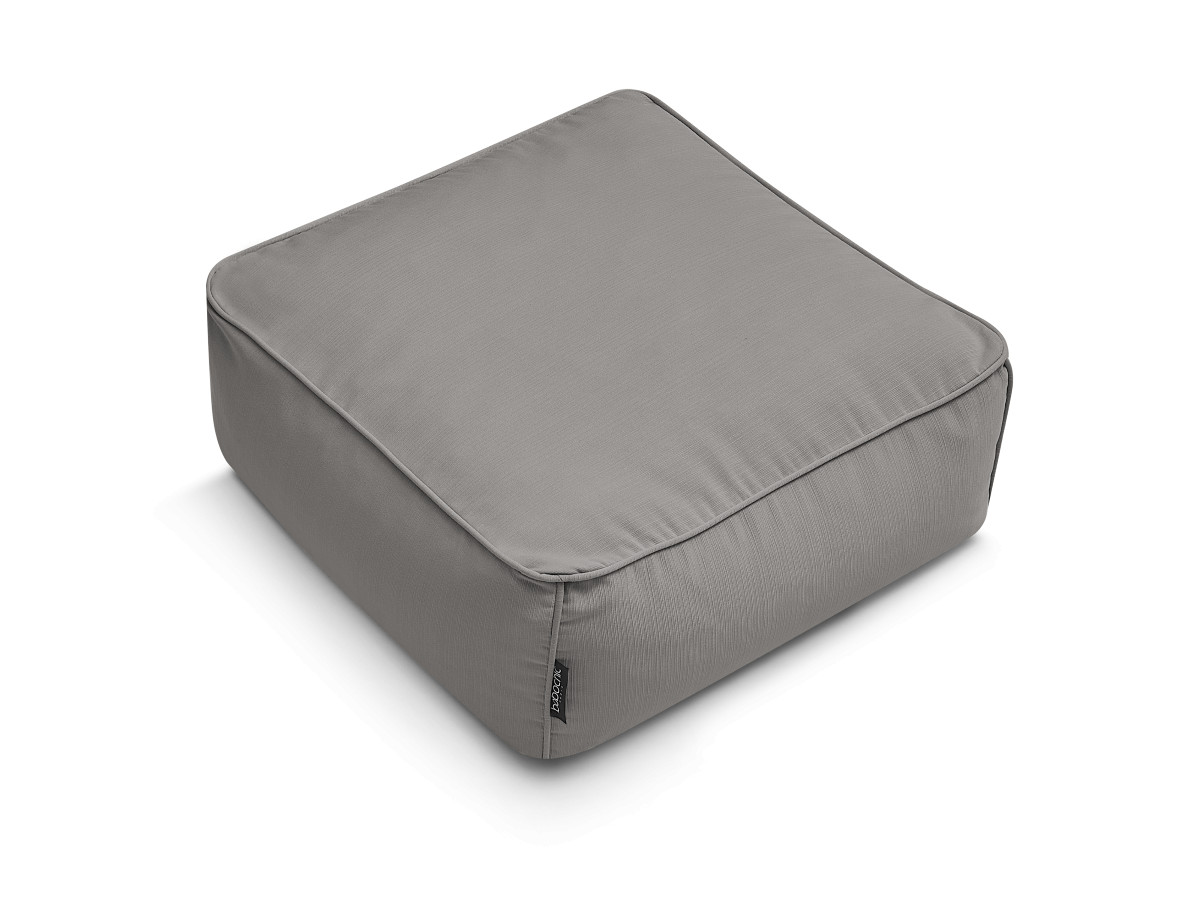 Bobochic Giulia Pouf Stoff Dunkelgrau