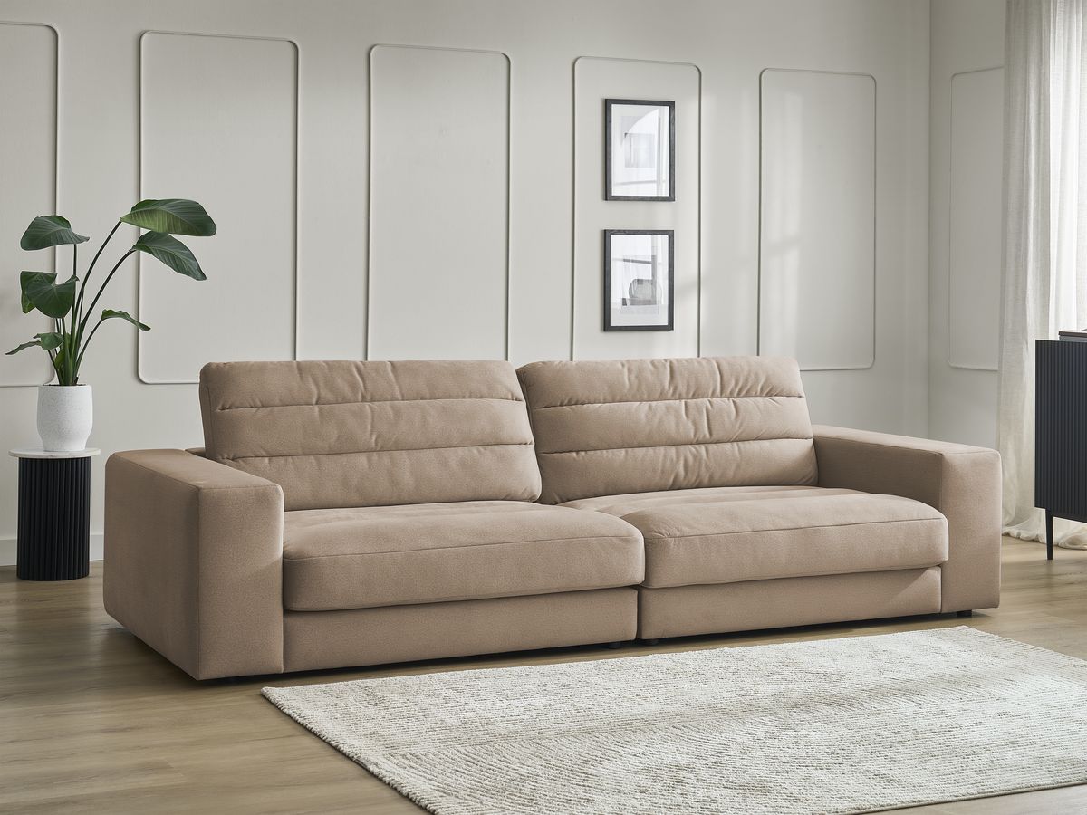 Bobochic Sierra Sofa 3-Sitzer Samt Taupe
