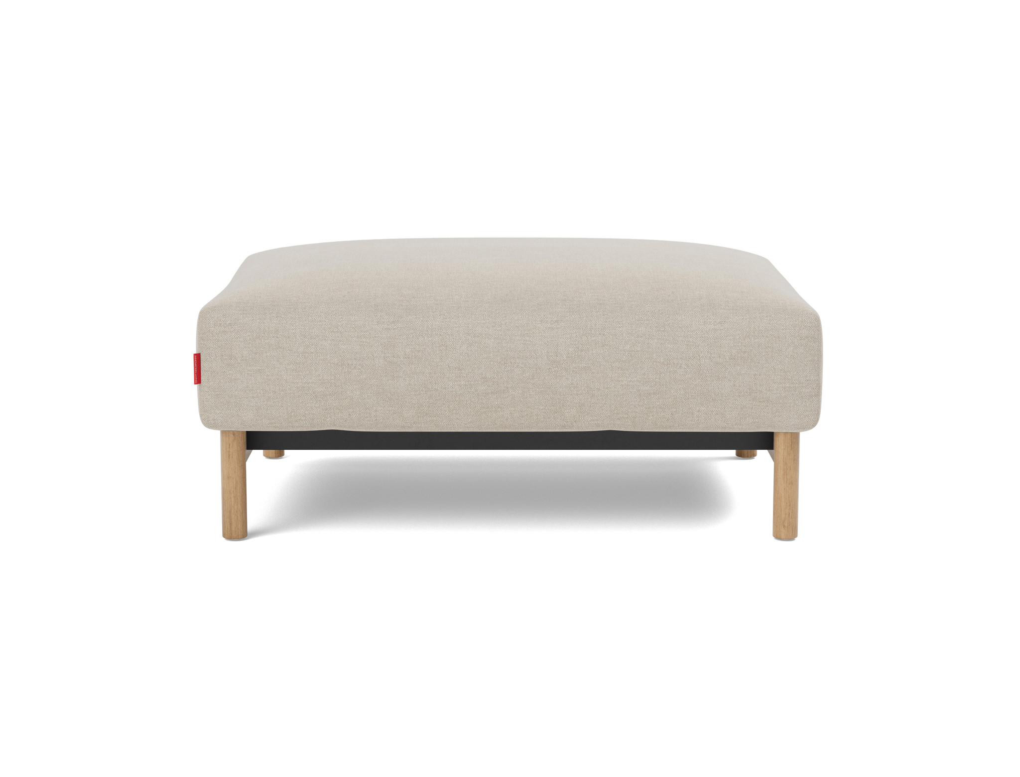 Hocker Malloy Flachgewebe Phobos 586-Latte Beine Eiche
