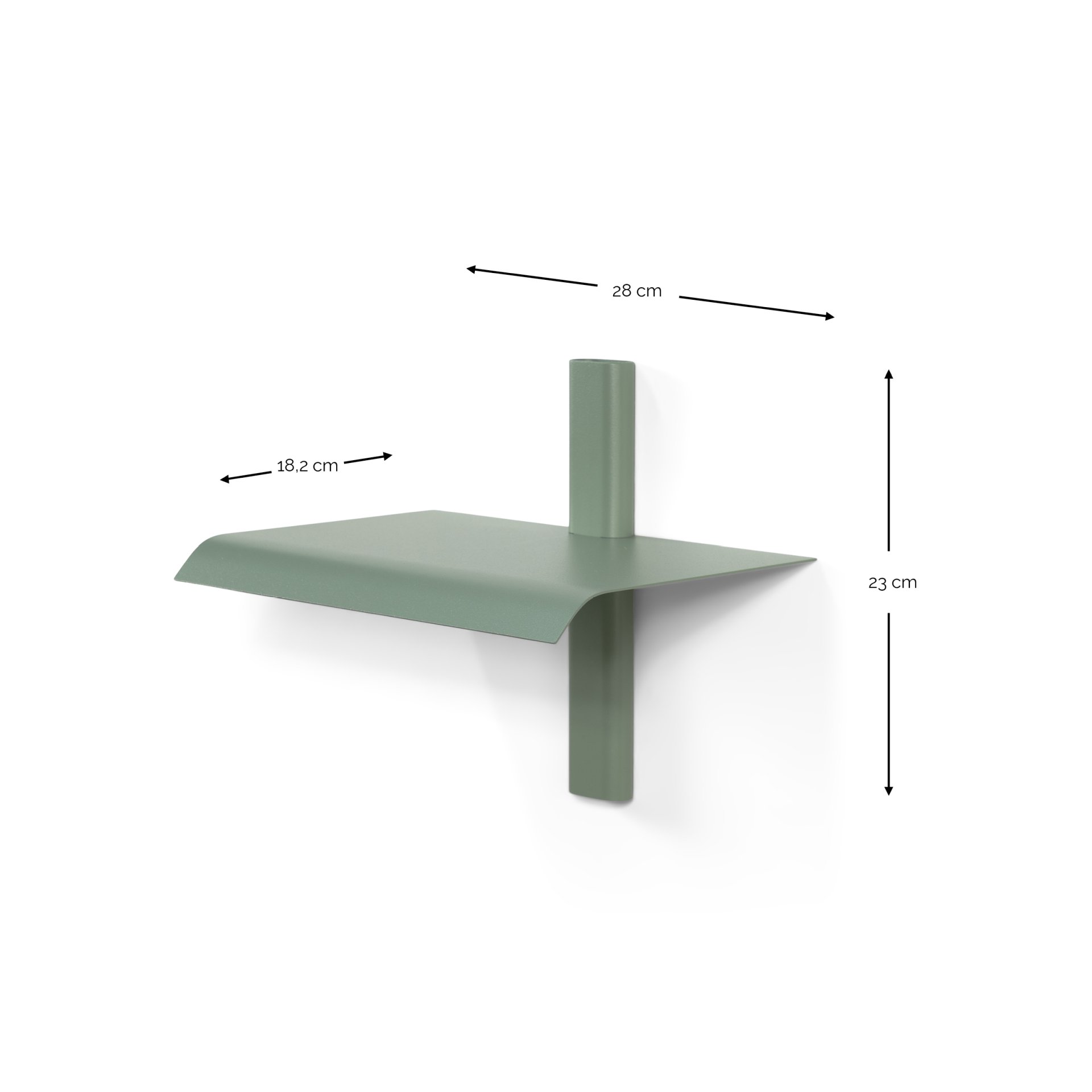 Spinder Design Wandregal Hola 1 Dusty Green
