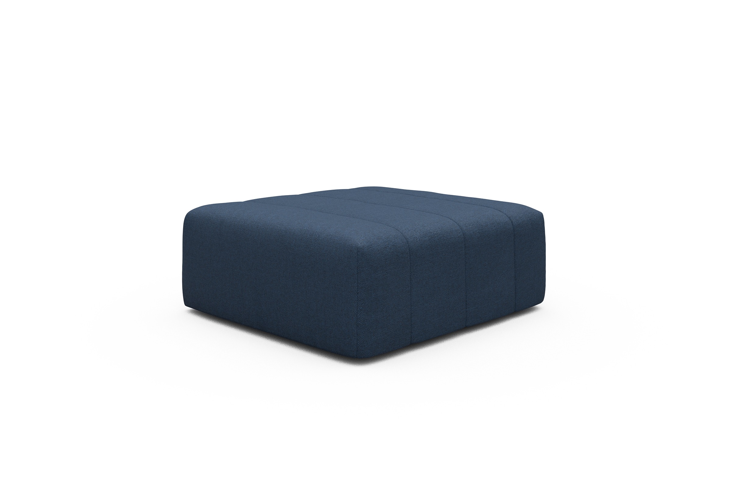 Sitzhocker Hugo Ottomane Weda-Blue