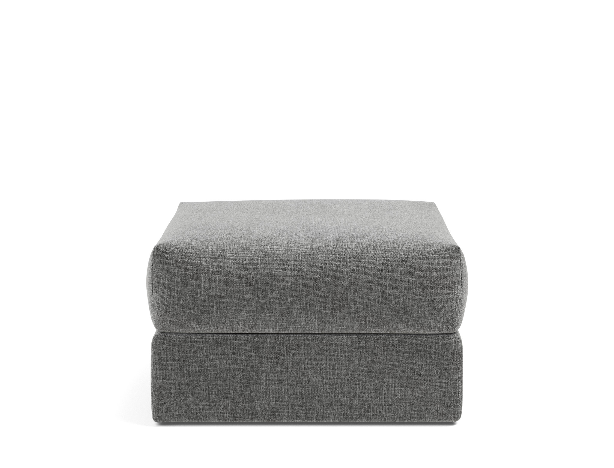 Hocker Cornila Strukturierter Stoff Twist 563-Charcoal