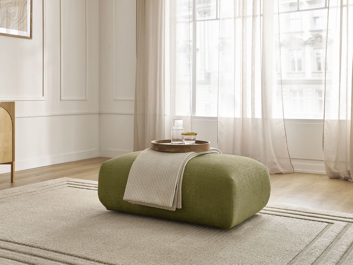 Bobochic Sirius Sofa 1-Sitzer Strukturstoff Grün