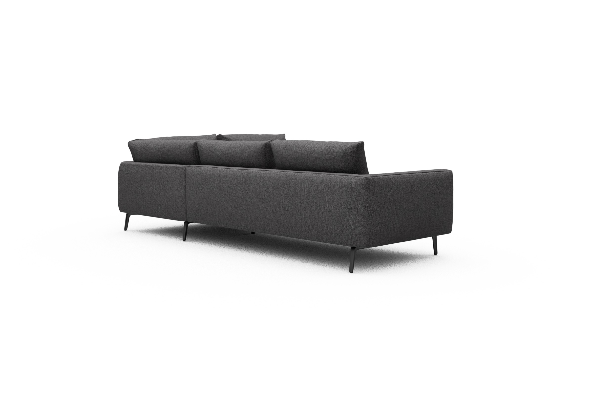 Ecksofa Karl Relax-Ecke rechts mit 2,5-Sitzer Sama-Antracite