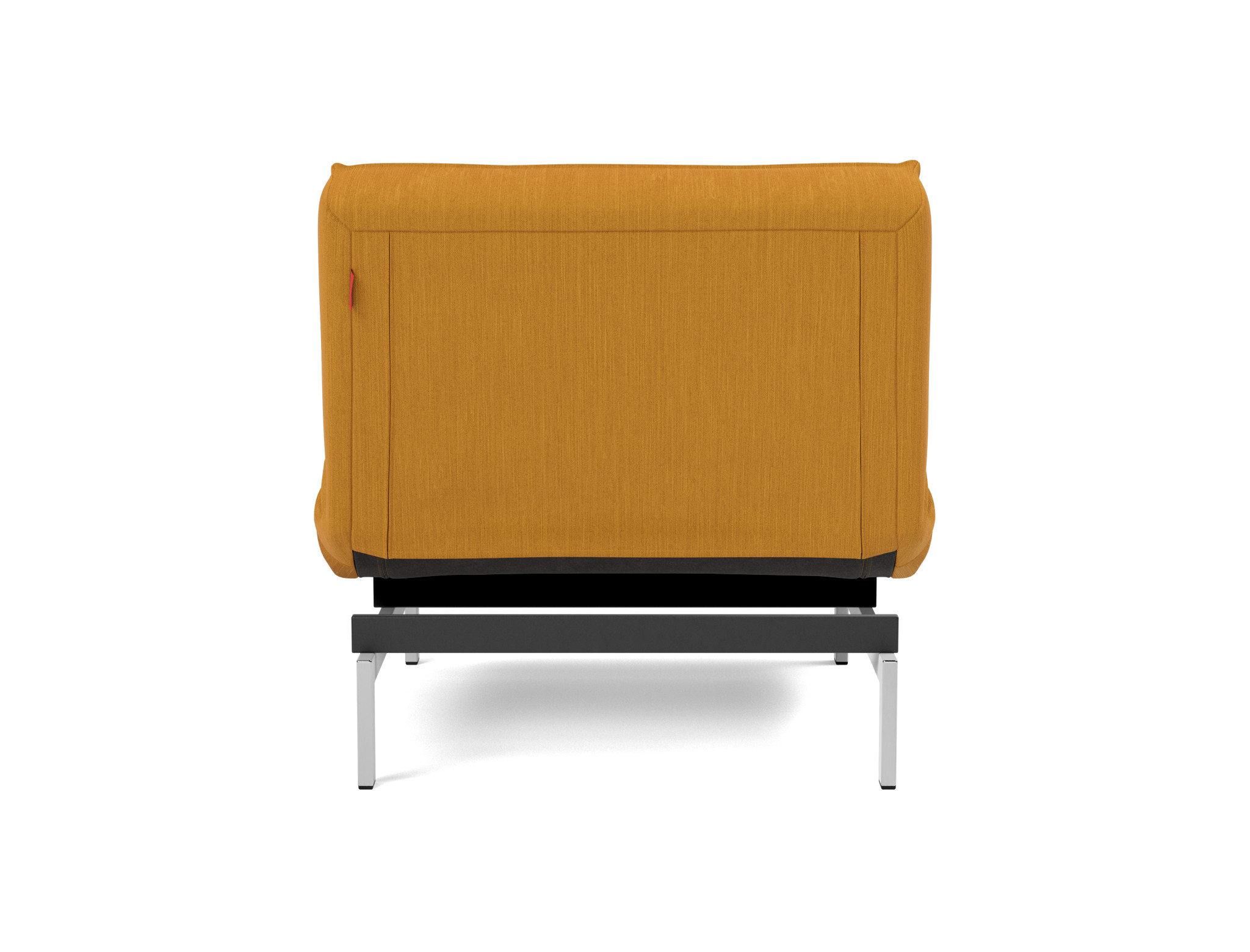 Sessel Splitback Flachgewebe Elegance 507-Burned-Curry Beine Chrom