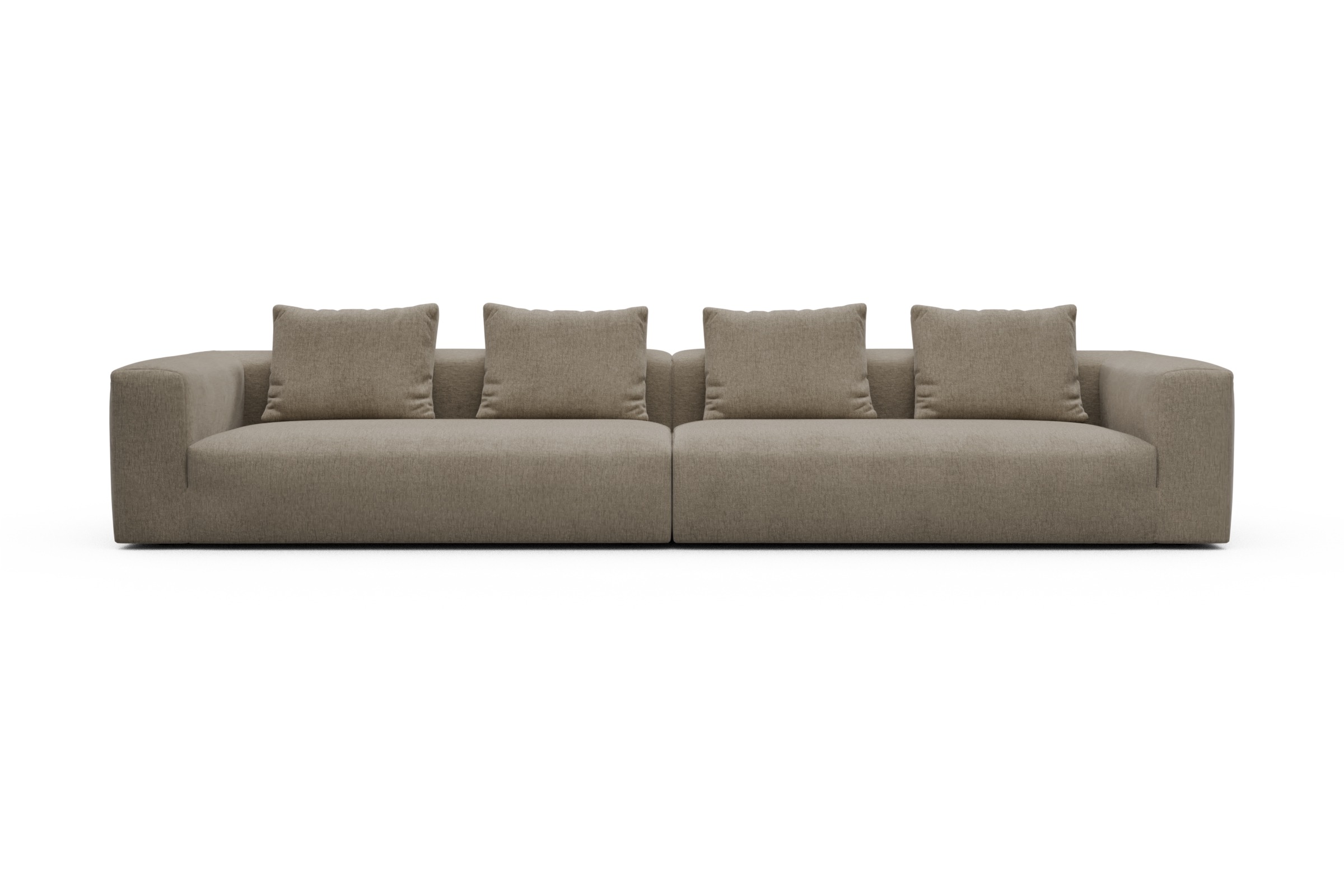 Skandi Home Modulares XXL Sofa Fred 5-Sitzer Smooth-Belge moebelfaktor