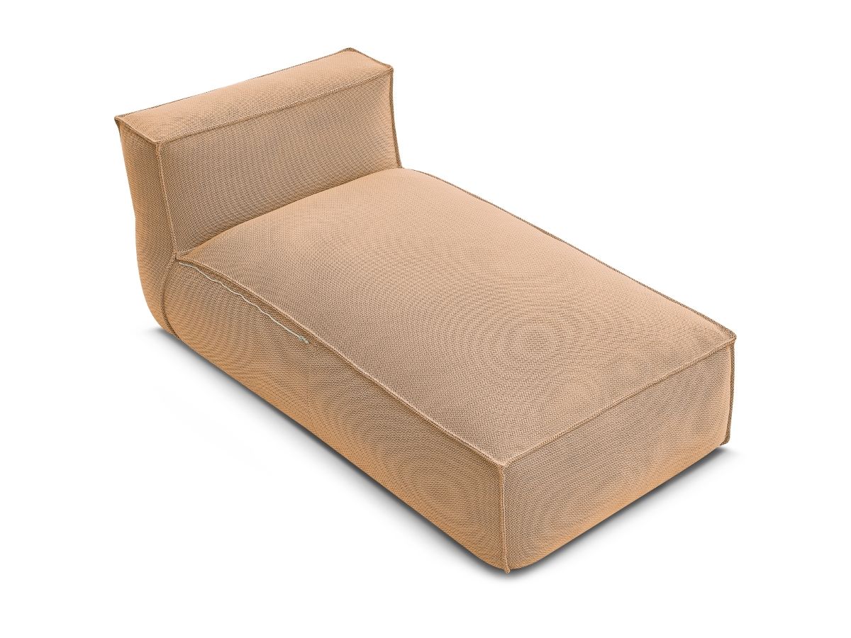 Bobochic Biarritz Méridienne-Modul Melange-Stoff Orange