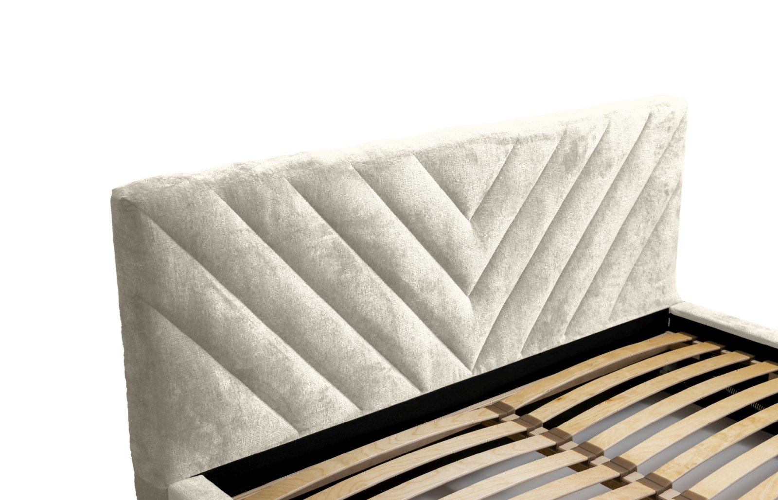 Polsterbett Velo-Iii Chenille 140x200 mit Holzrahmen Perfect Harmony 01