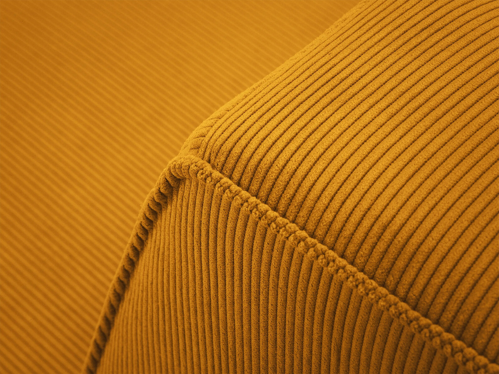 Micadoni Sofa Ruby 2-Sitzer Kord Scala Gelb