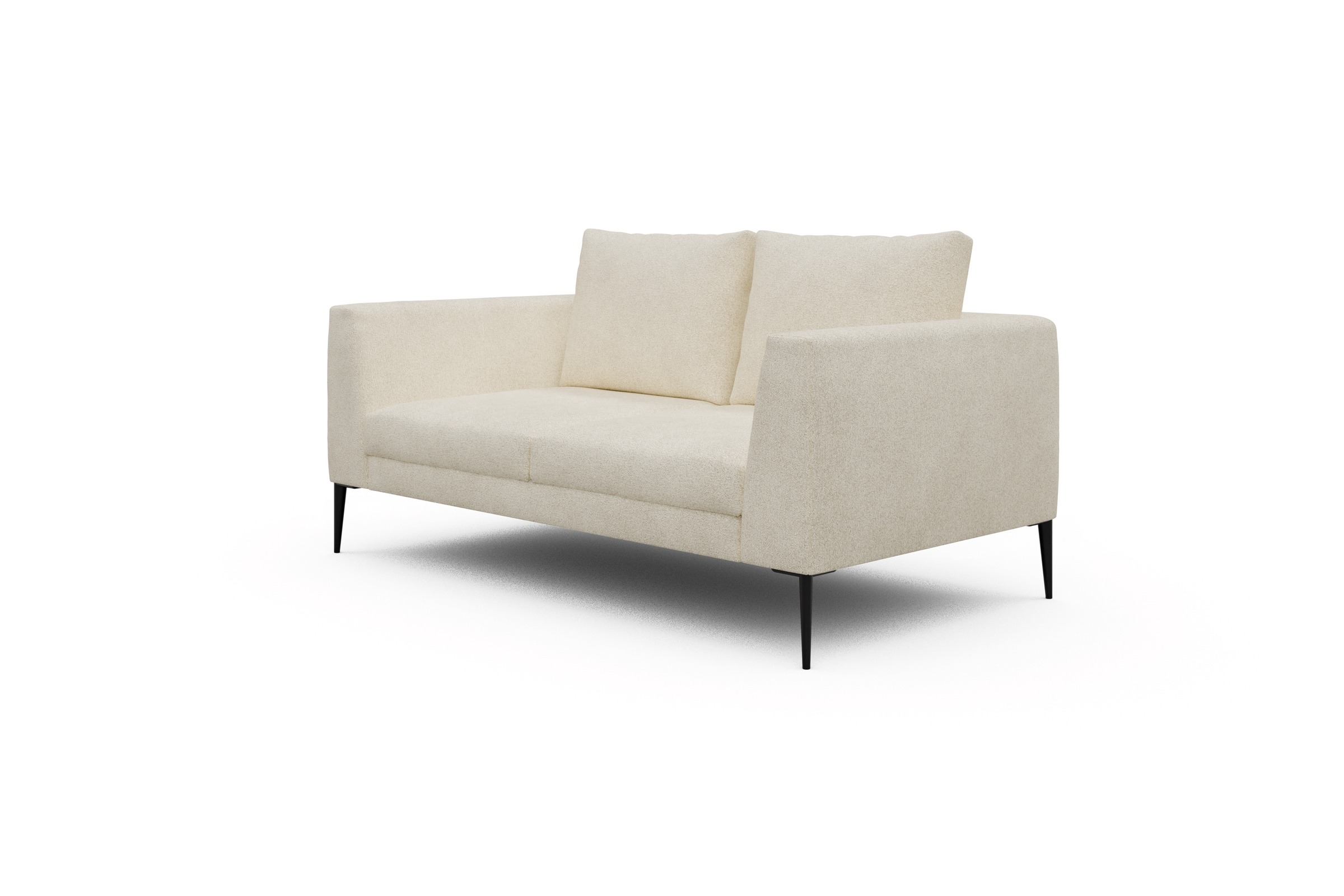 Sofa Paul 2-Sitzer Boucle-Off-White