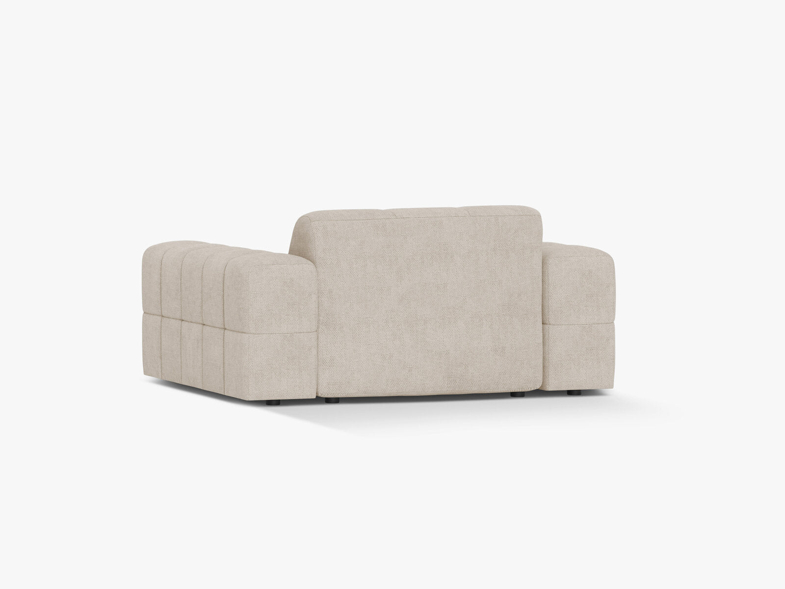Micadoni Sessel Jennifer 1-Sitzer Chenille Eden Helles Beige