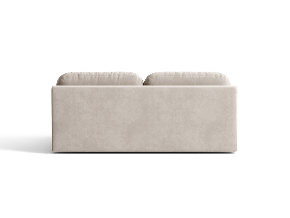 Cosmopolitan Design Schlafsofa Sophia 3-Sitzer mit Bettkasten Samt Salvador Beige