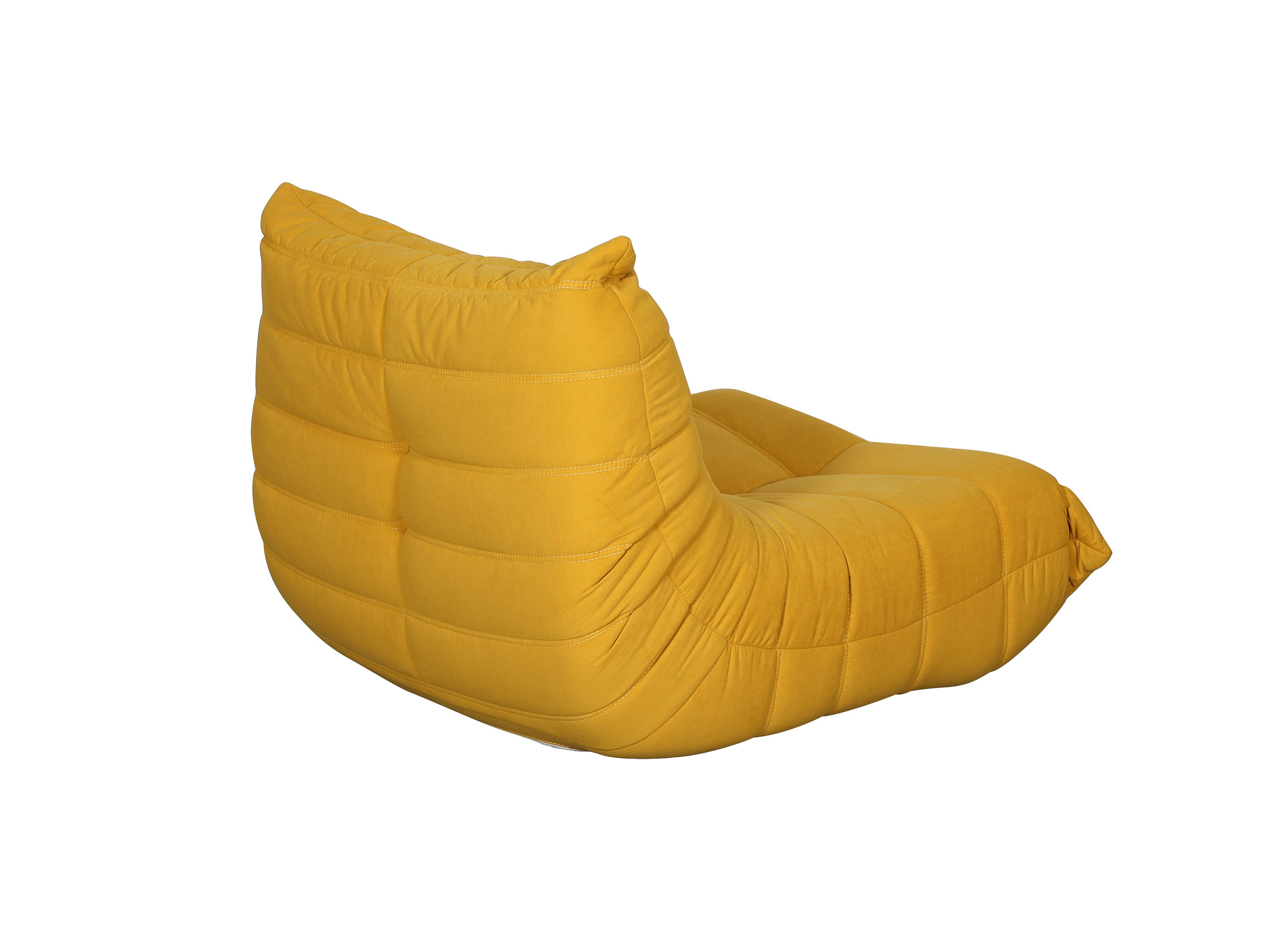 Livin Hill Set Nua: Sessel 87 cm + Fußhocker Senfgelb