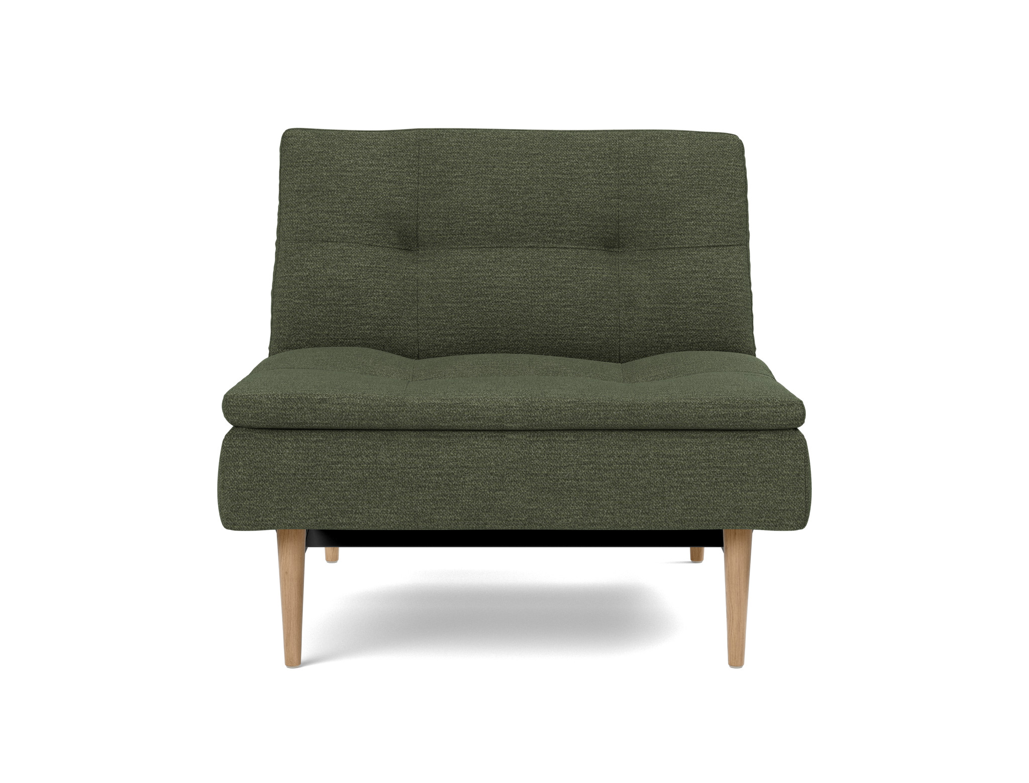 Sessel Dublexo Strukturierter Stoff Taura 353-Forest Beine Styletto Eiche hell