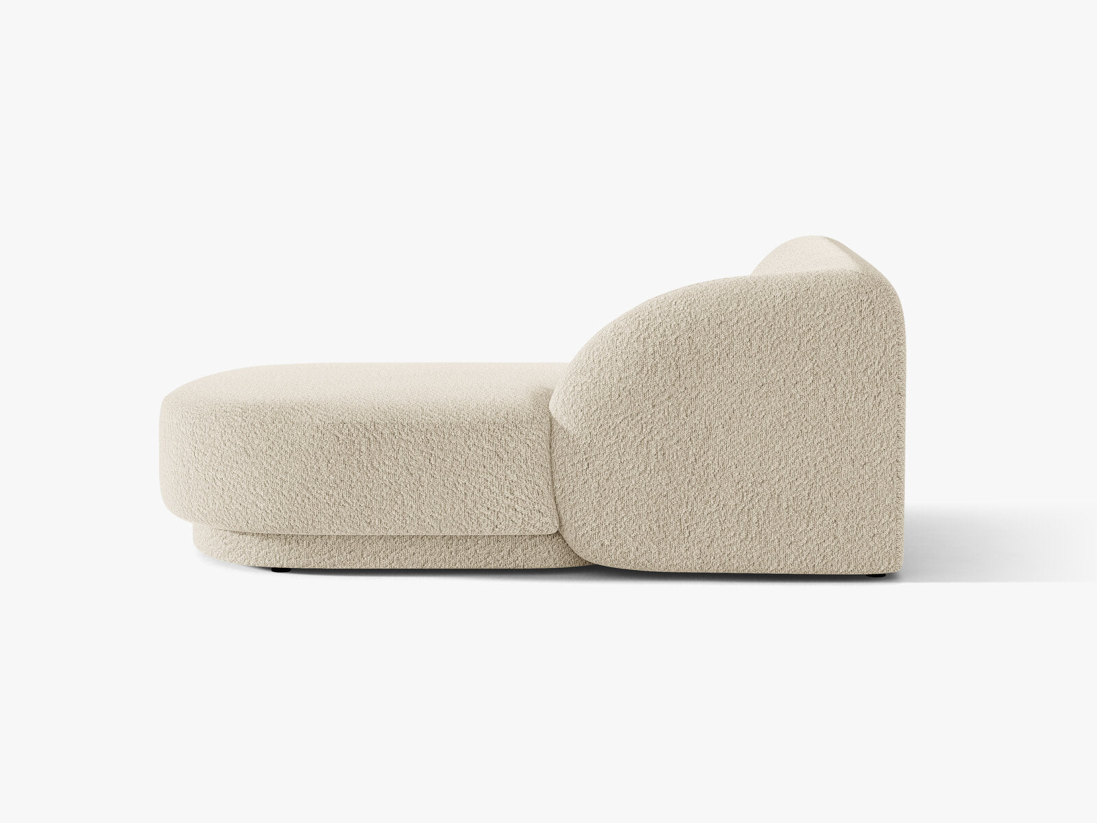 Micadoni Modul Miley 2-Sitzer Rechts Boucle Baloo Beige