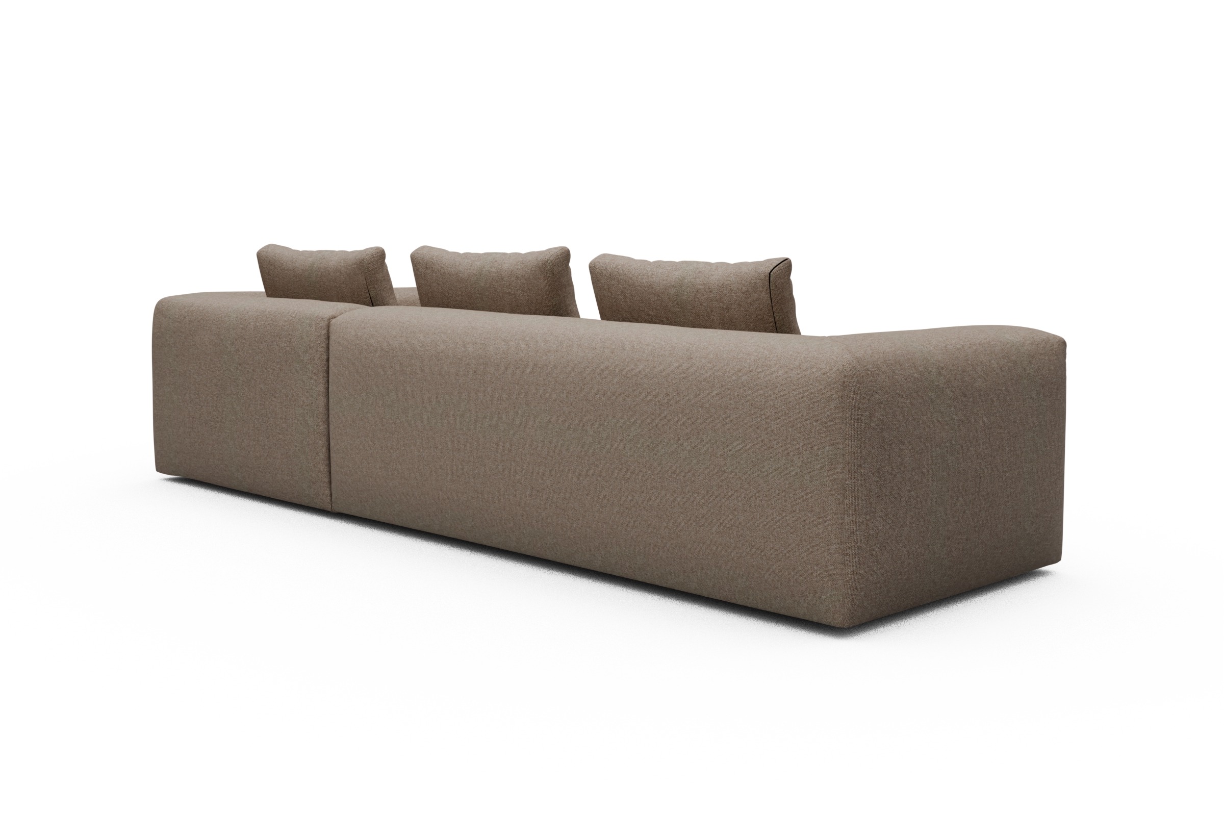 Ecksofa Fred Relax-Ecke rechts mit 2,5-Sitzer Sama-Antelope