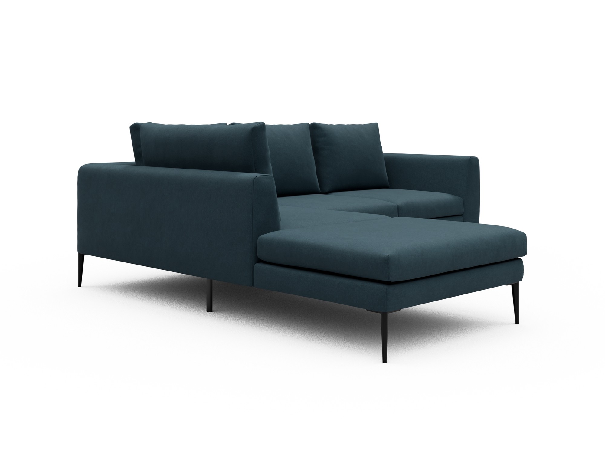 Skandi Home Ecksofa Paul Relax-Ecke links mit 2-Sitzer Satya-Indigo moebelfaktor