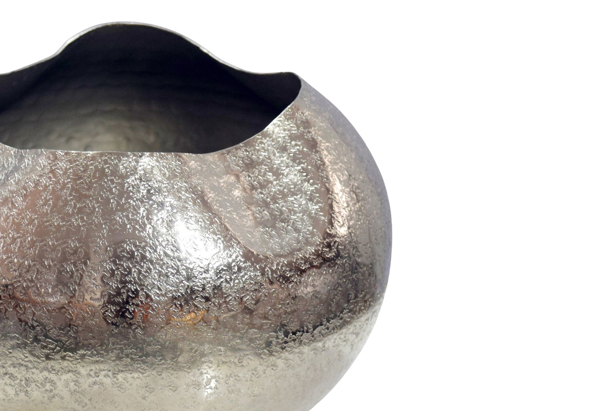 Blumentopf Sjovegan Aluminium Silber Ø 30 cm