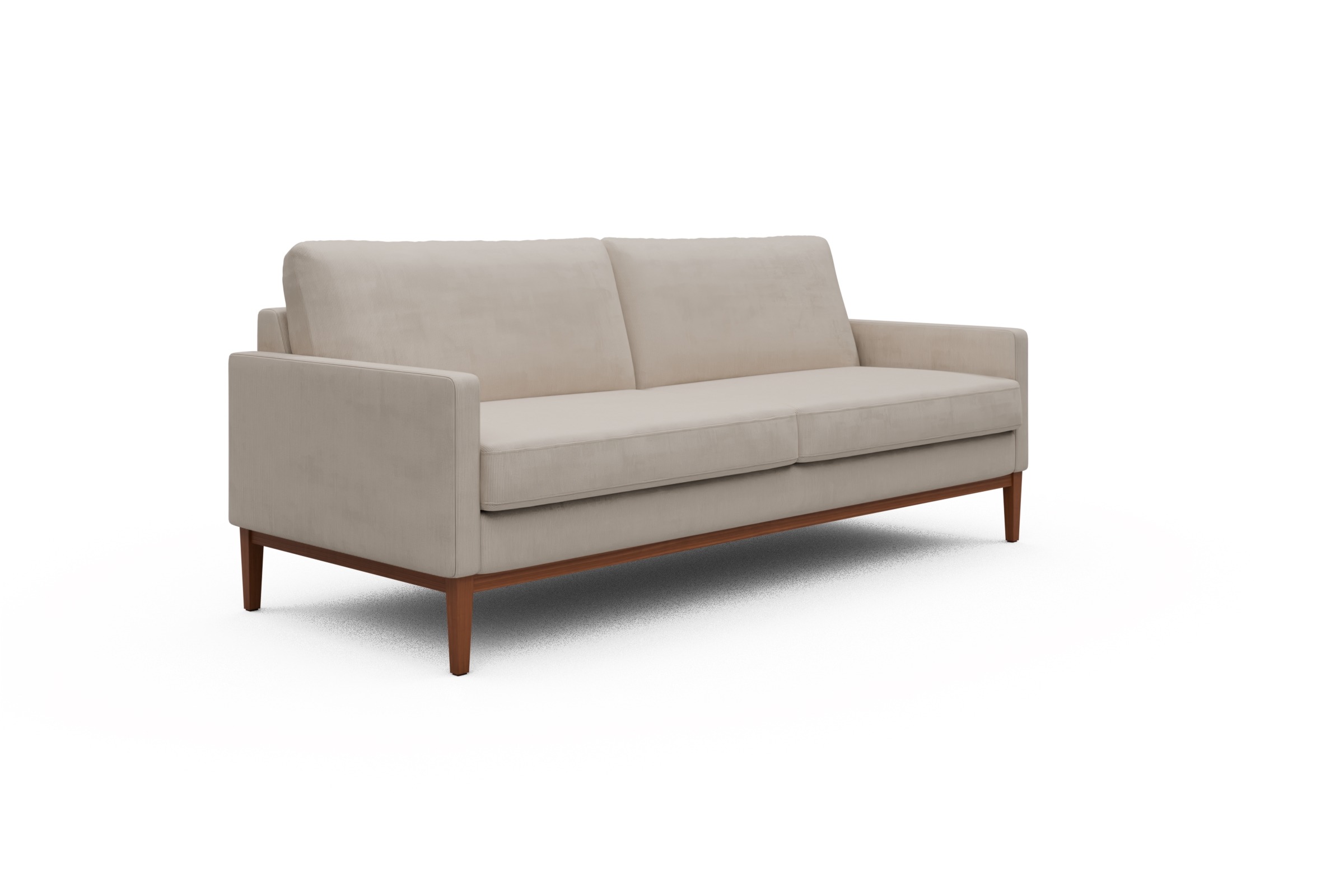 Sofa Bodo 3-Sitzer Cordufine-Off-White
