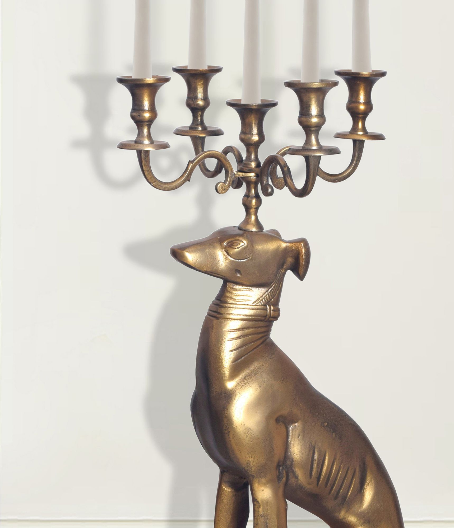 Kerzenhalter Ikornnes Aluminium Gold 26 × 40 × 69 cm