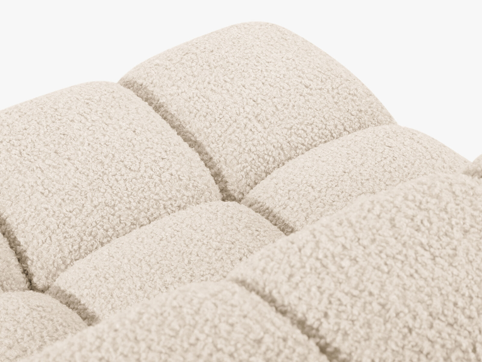 Micadoni Armloses Modul Bellis Boucle Rolf Helles Beige