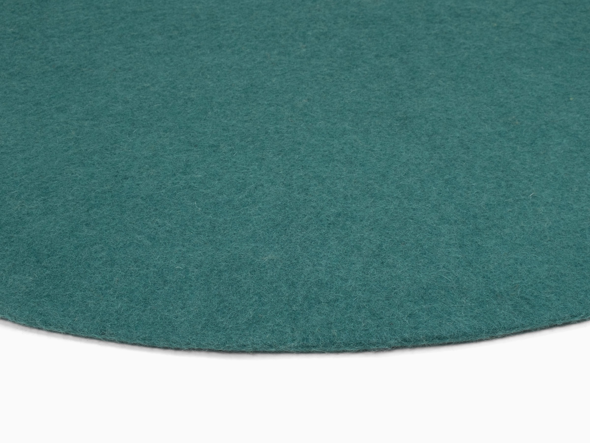 myfelt Noah Filzteppich Petrol rund Ø 120 cm