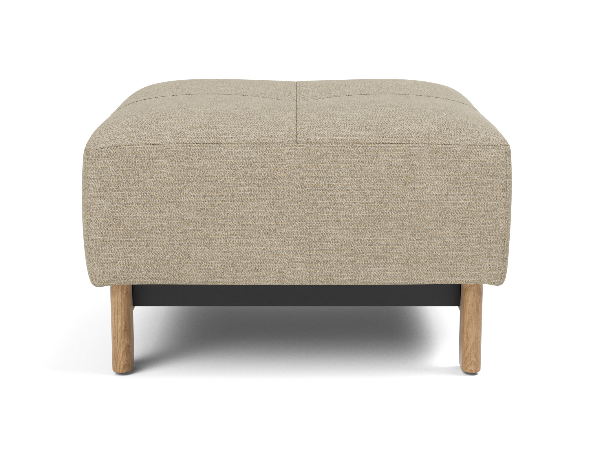 Hocker Pyxis Strukturierter Stoff Taura 356-Sand