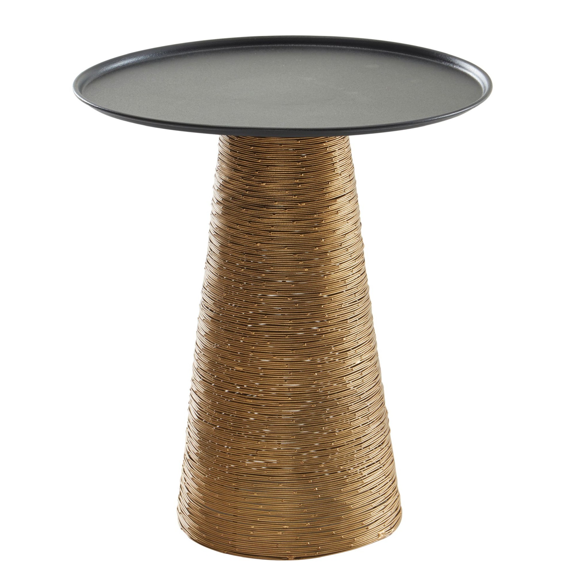 Beistelltisch Vogar Metall Gold Ø 40 cm
