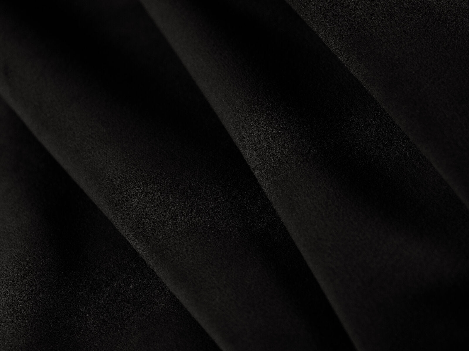 Micadoni Sofa Lupine 3-Sitzer Samt Salvador Schwarz