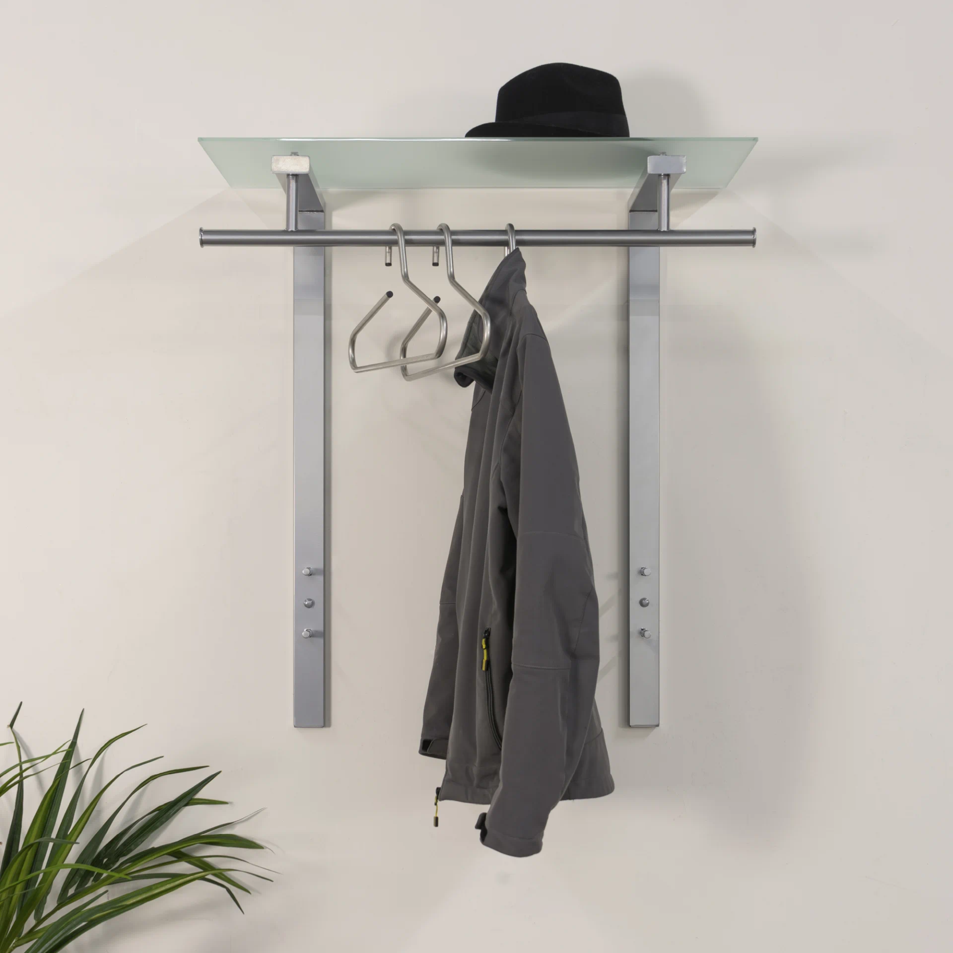 Spinder Design Dutch Wandgarderobe Nickel