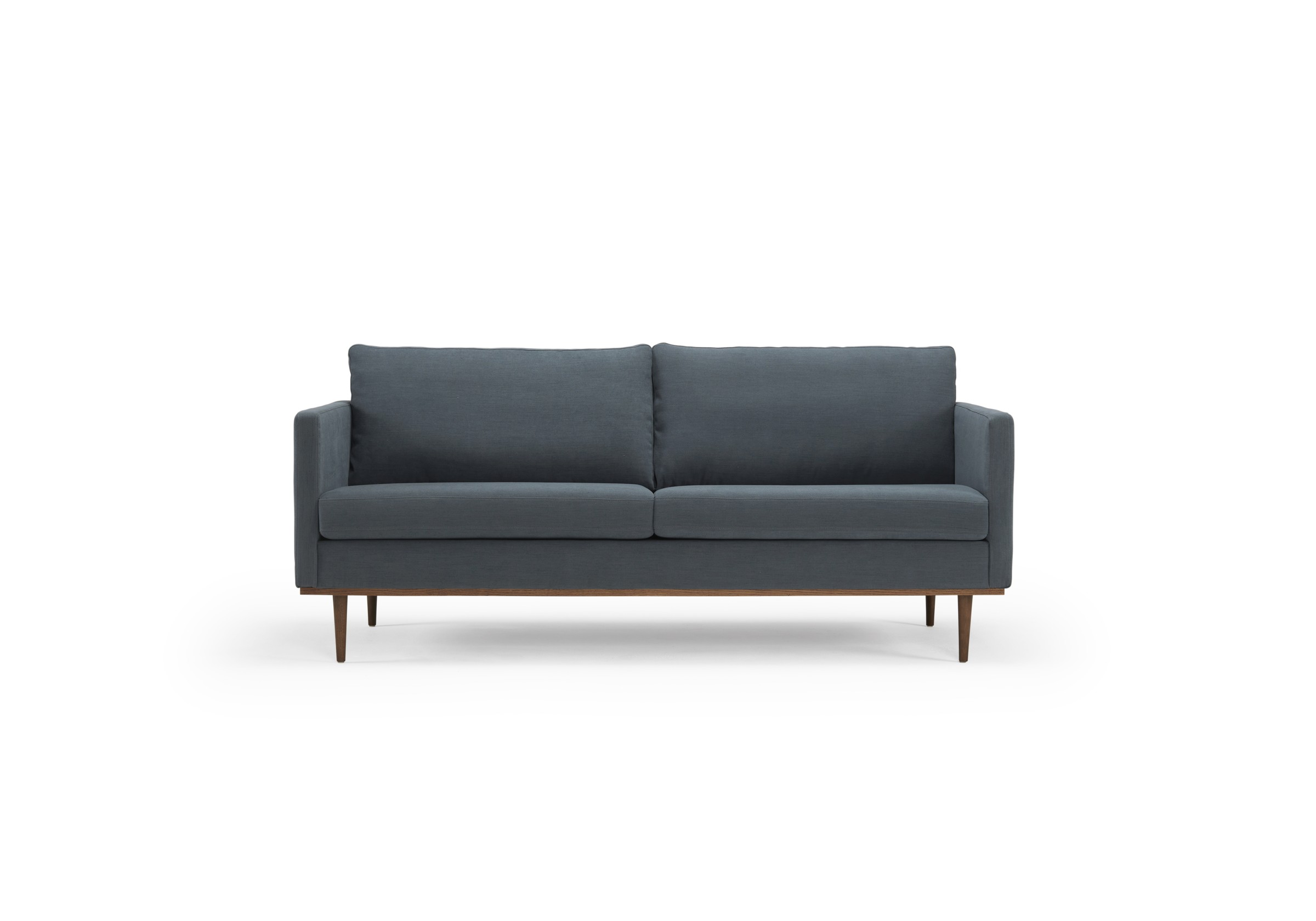 Sofa Bent 3-Sitzer Flachgewebe Vivus 573-Dusty-Blue