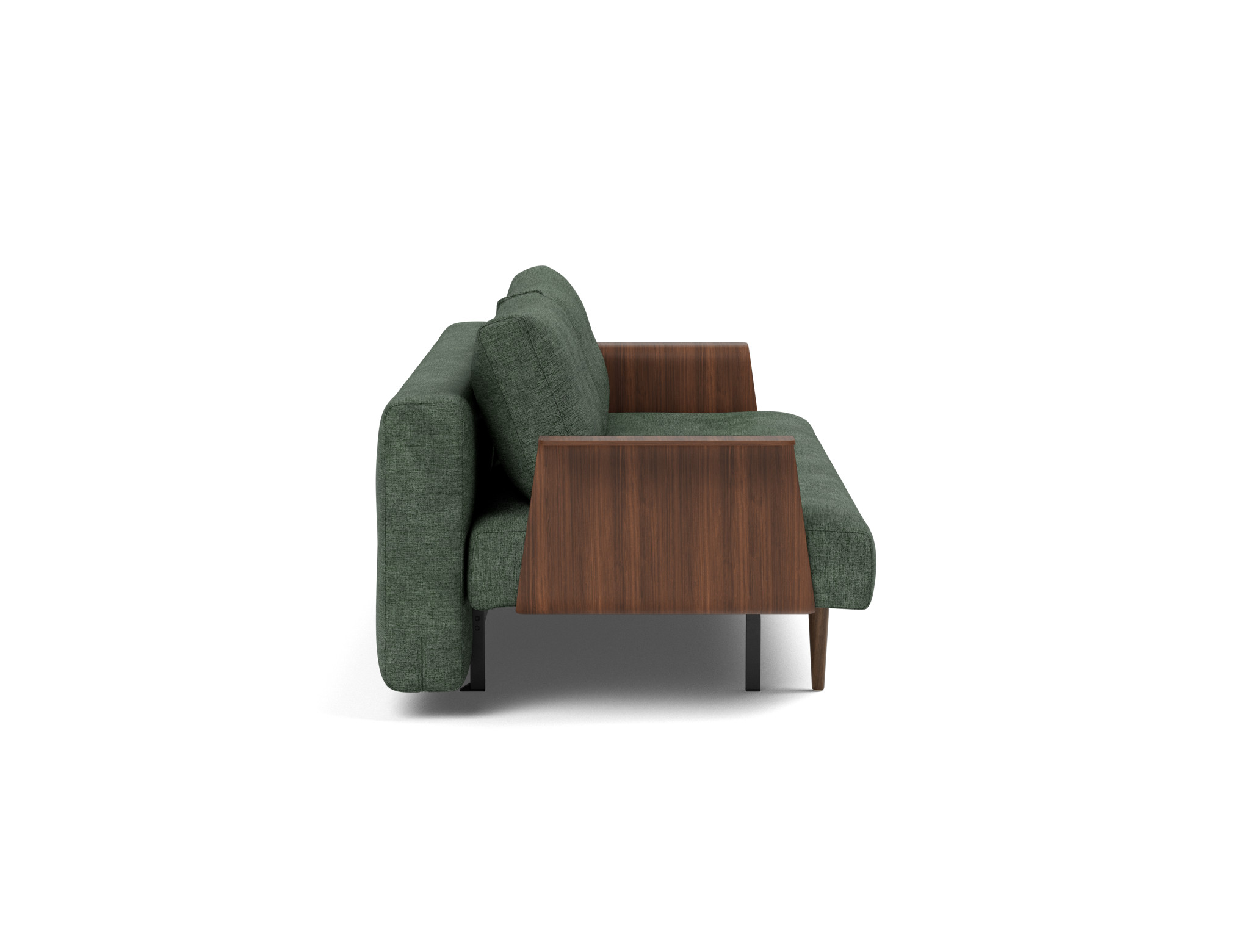 Schlafsofa Recast mit Armlehnen Flachgewebe Avella 281-Pine-Green