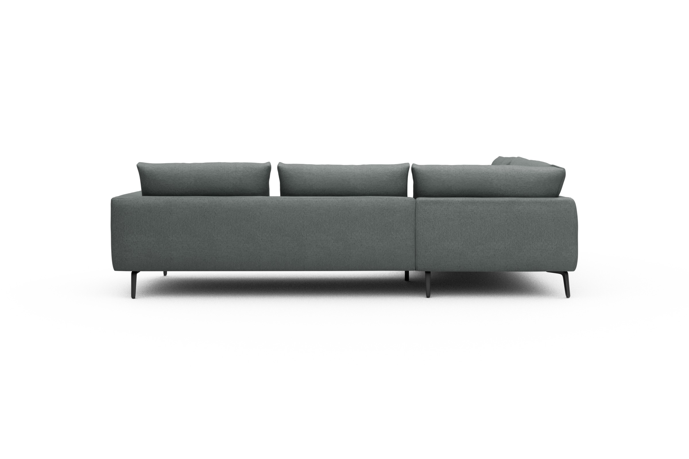 Ecksofa Karl Relax-Ecke links mit 2,5-Sitzer Denari-Soft-Grey