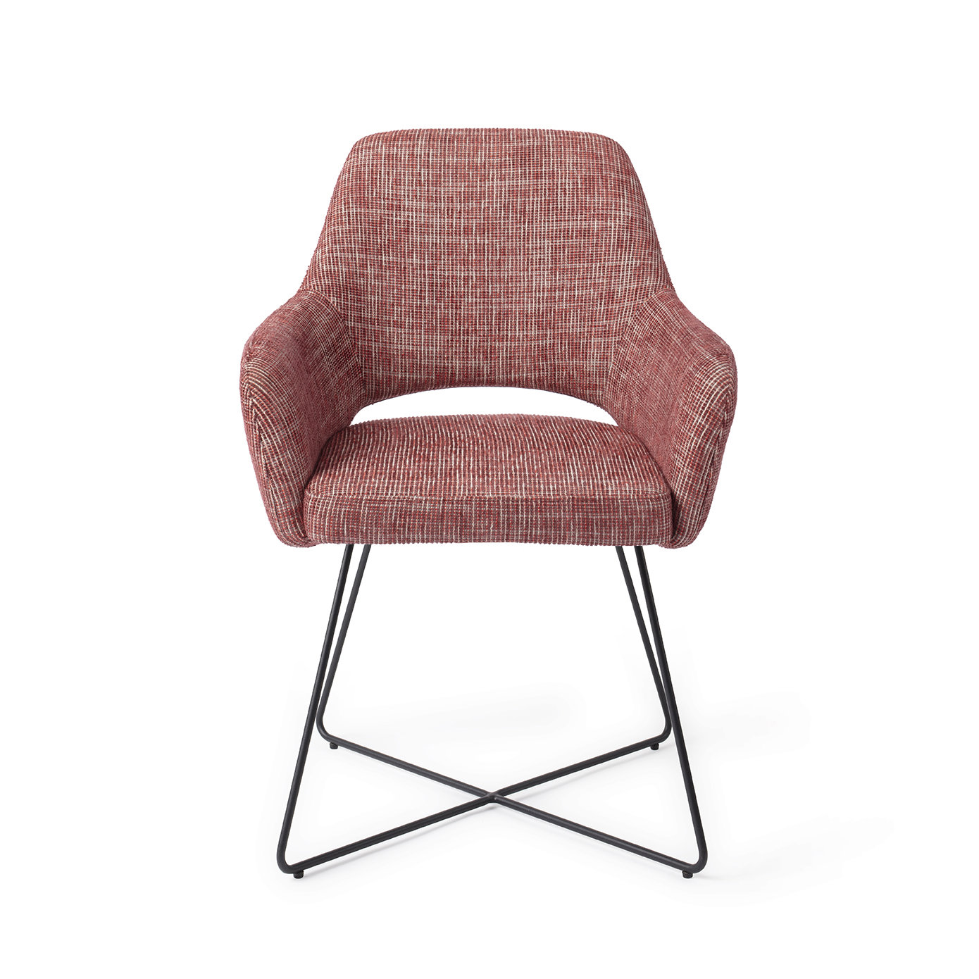Jesper Home Esszimmerstuhl Yanai Berry Bars Cross Schwarz