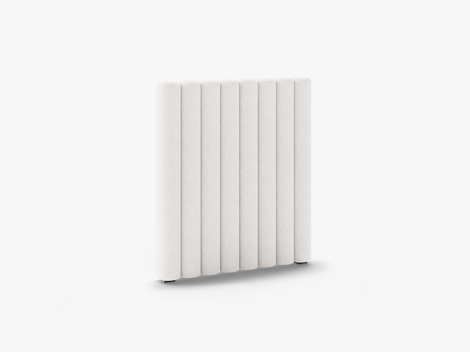 Micadoni Mistero Samtiger Kopfteil 80 cm Strukturierter Stoff Moly Helles Beige 80x95