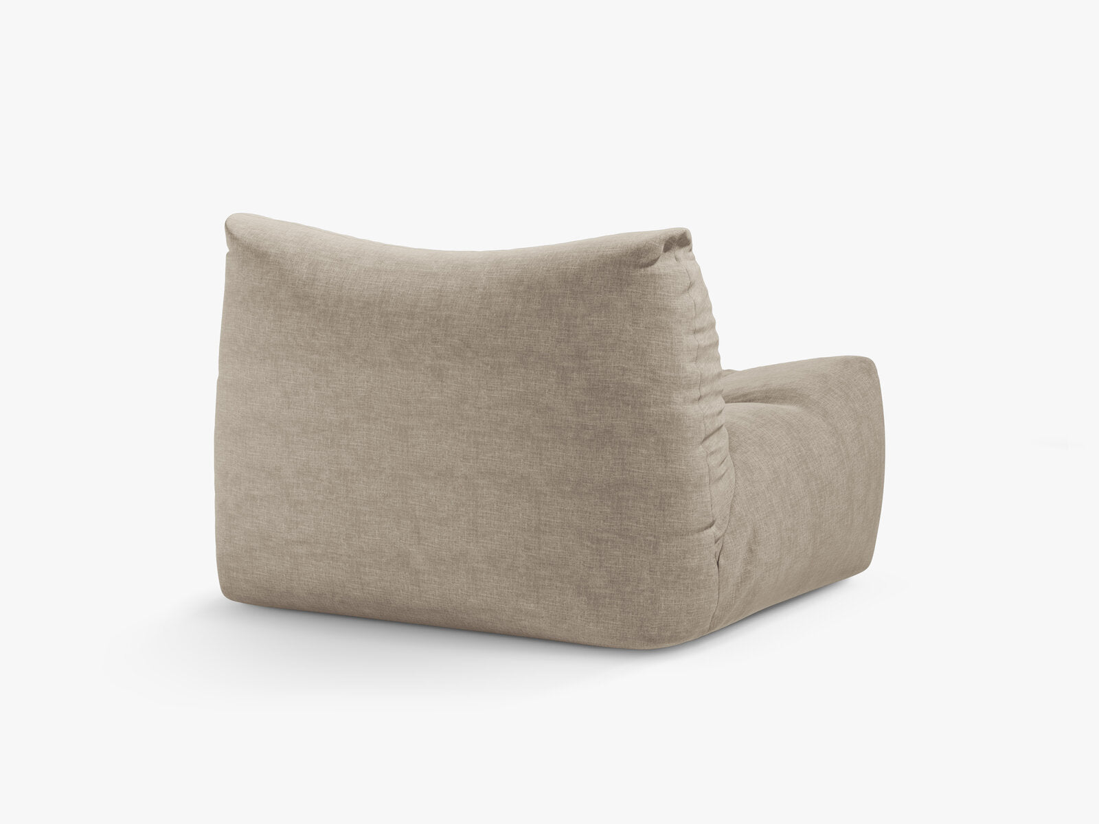 Micadoni Sessel Tove Strukturierter Stoff Boston Helles Beige