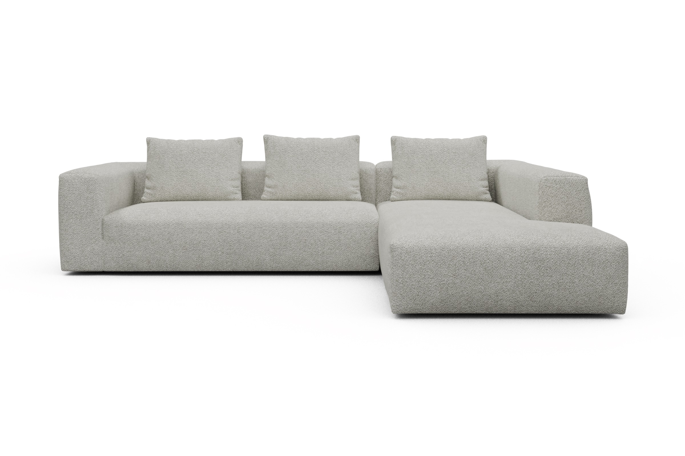 Skandi Home Ecksofa Fred Relax-Ecke rechts mit 2,5-Sitzer Vanora-Warm-Sand moebelfaktor