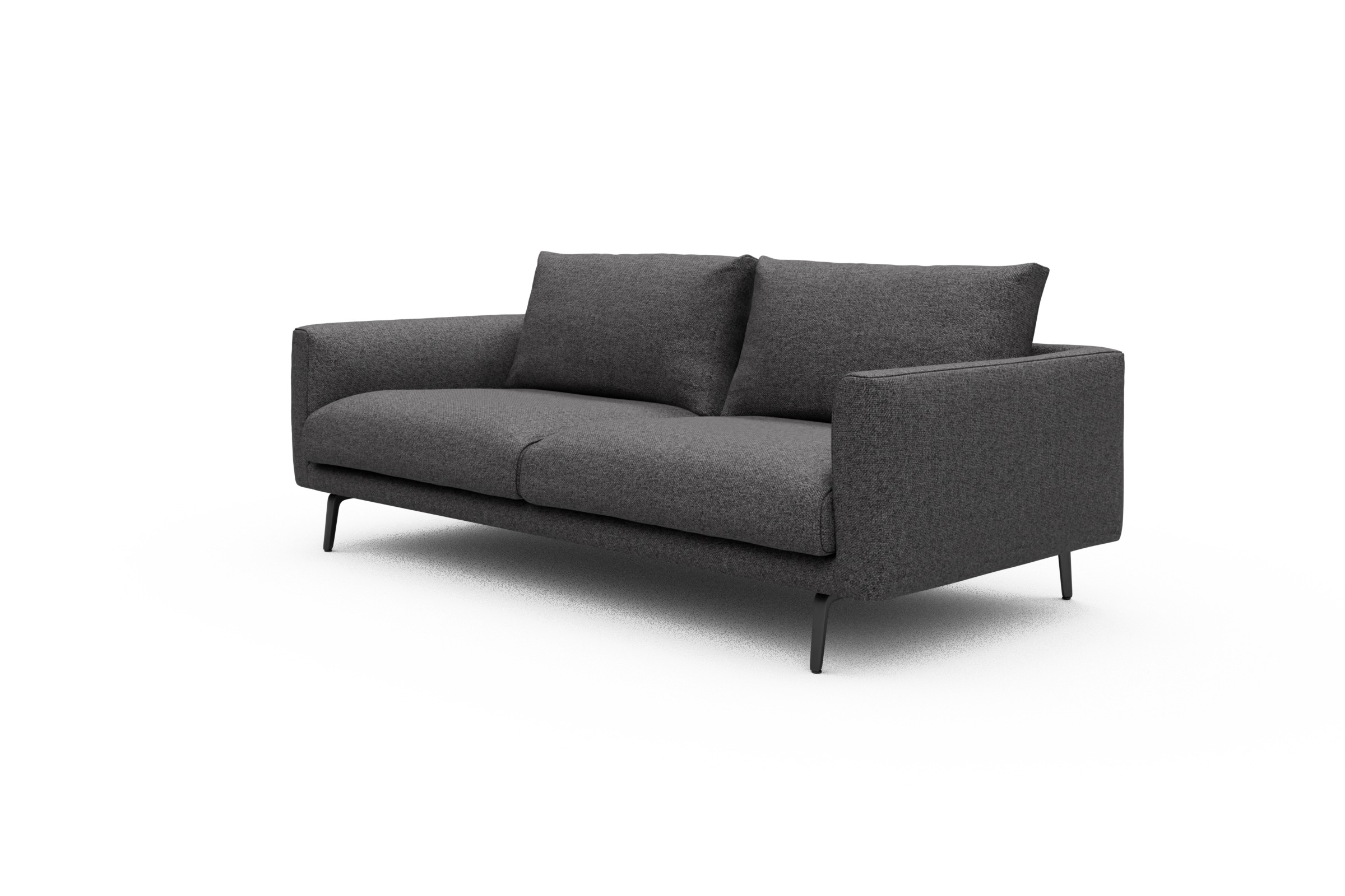 Sofa Karl 3-Sitzer Sama-Antracite