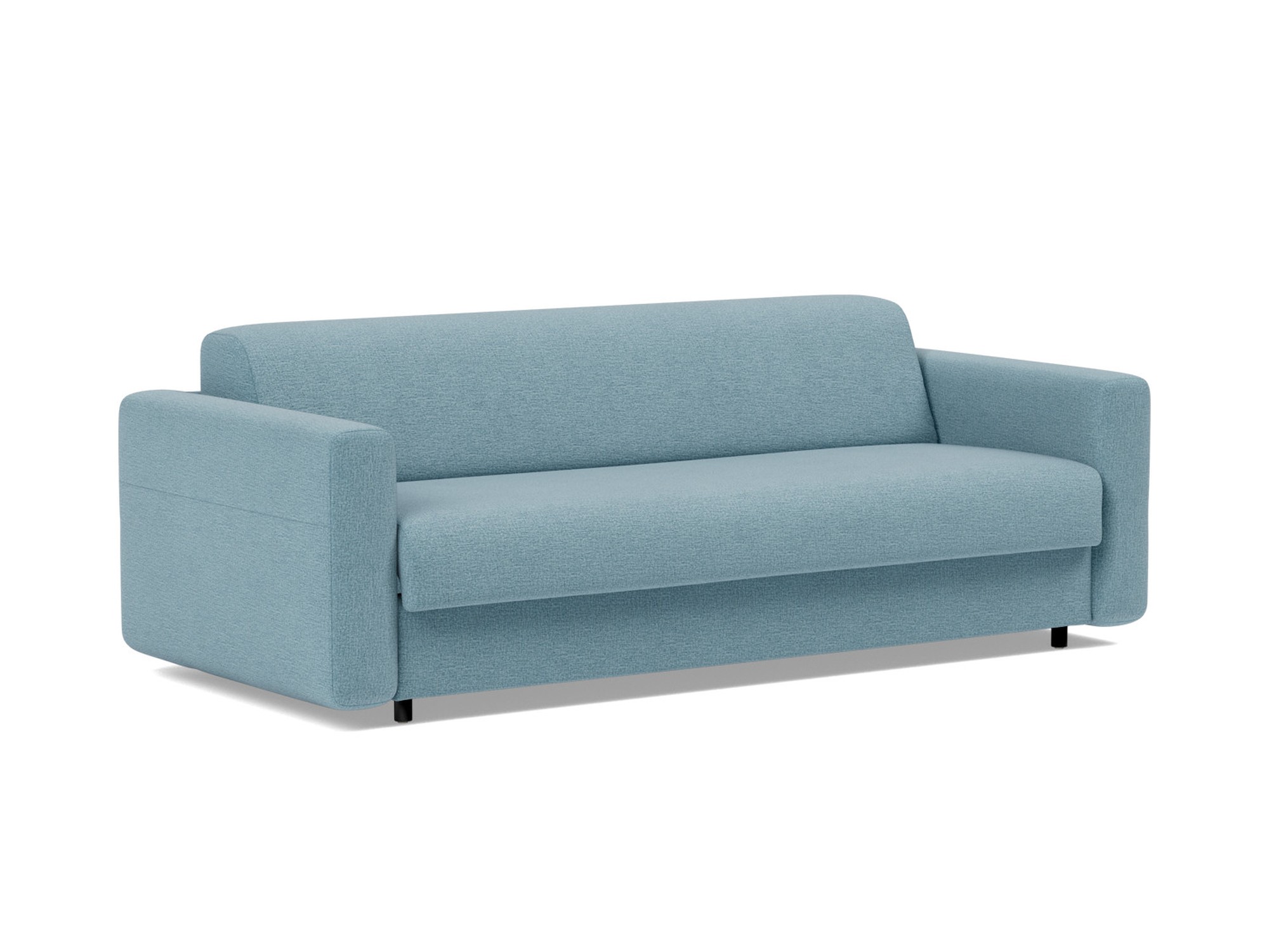 Schlafsofa Killian mit Taschenfederkernmatratze 160 Flachgewebe Mixed Dance 525-Light-Blue