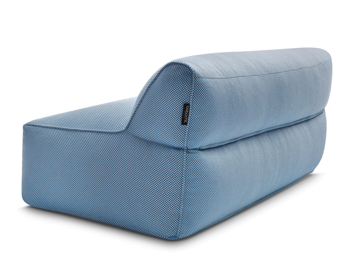 Bobochic Riviera Sofamodul 2-Sitzer Melange-Stoff Dunkelblau