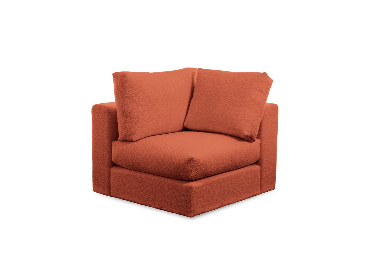 Bobochic Paris Eckmodul Bouclé-Stoff Orange