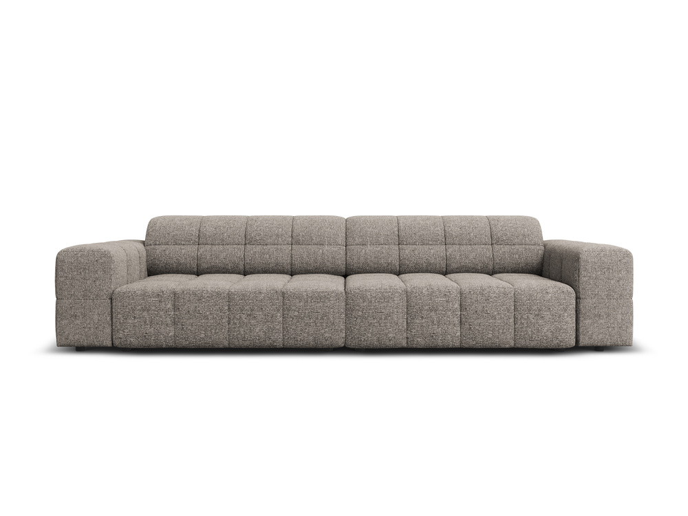 Cosmopolitan Design Sofa Chicago 4-Sitzer Chenille Haga Grau
