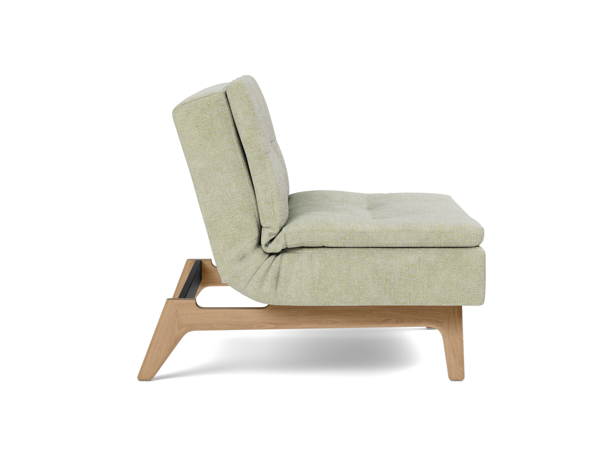 Sessel Dublexo Flachgewebe Avella 280-Sand Beine Eiche