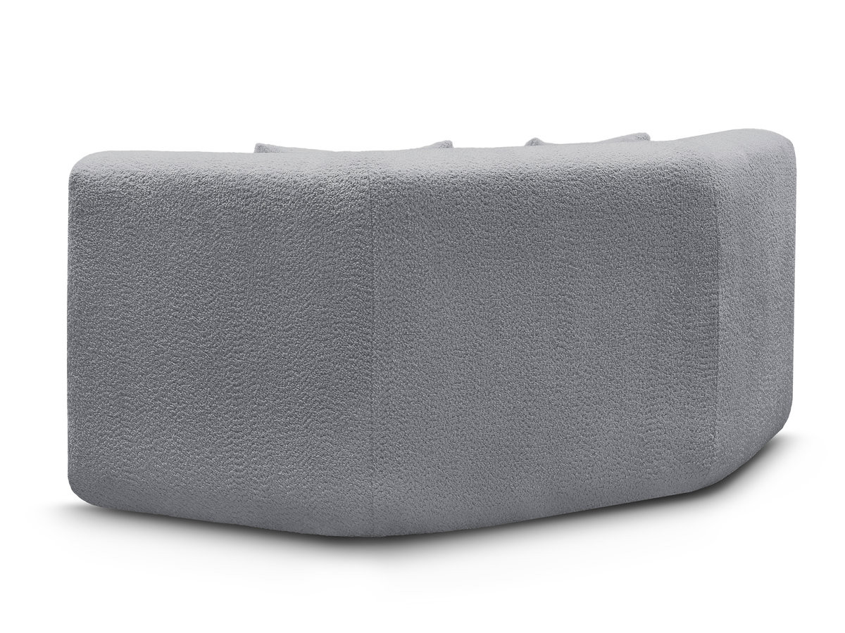 Bobochic Anda Sofa 2-Sitzer Chenille Grau