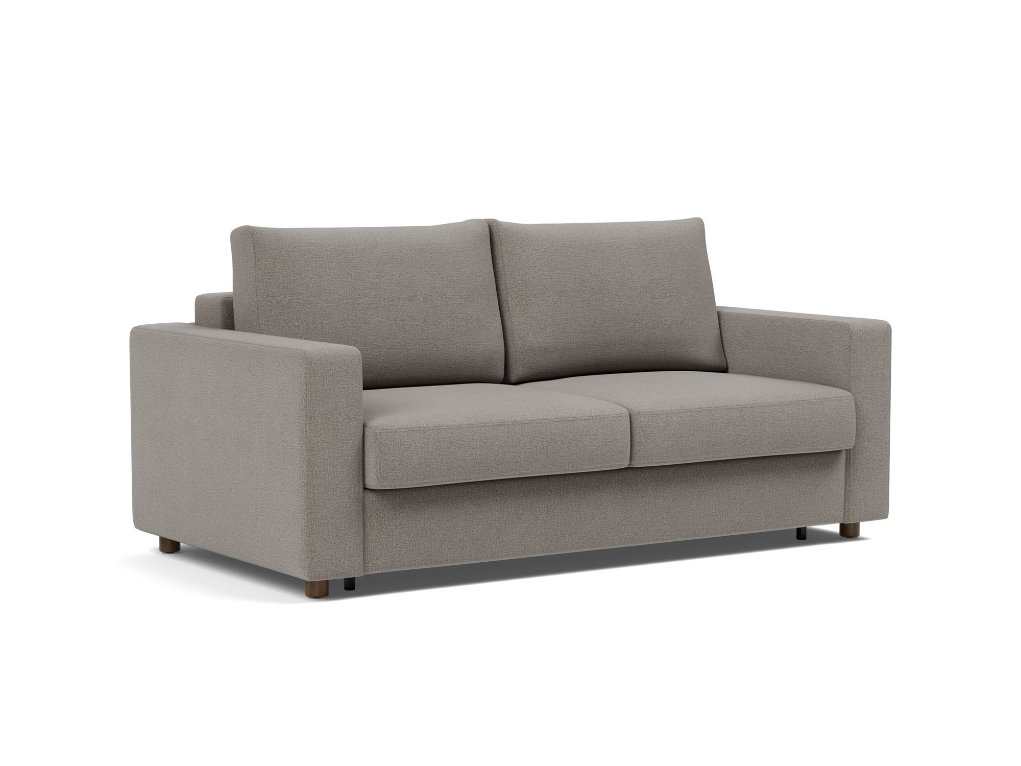 Schlafsofa Neah mit Standard-Armlehnen 160 Flachgewebe Mixed Dance 521-Grey