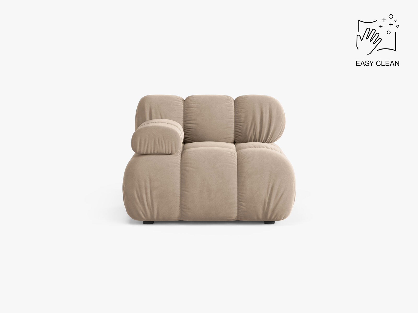 Micadoni Eckmodul Bellis Samt Venus Beige Links