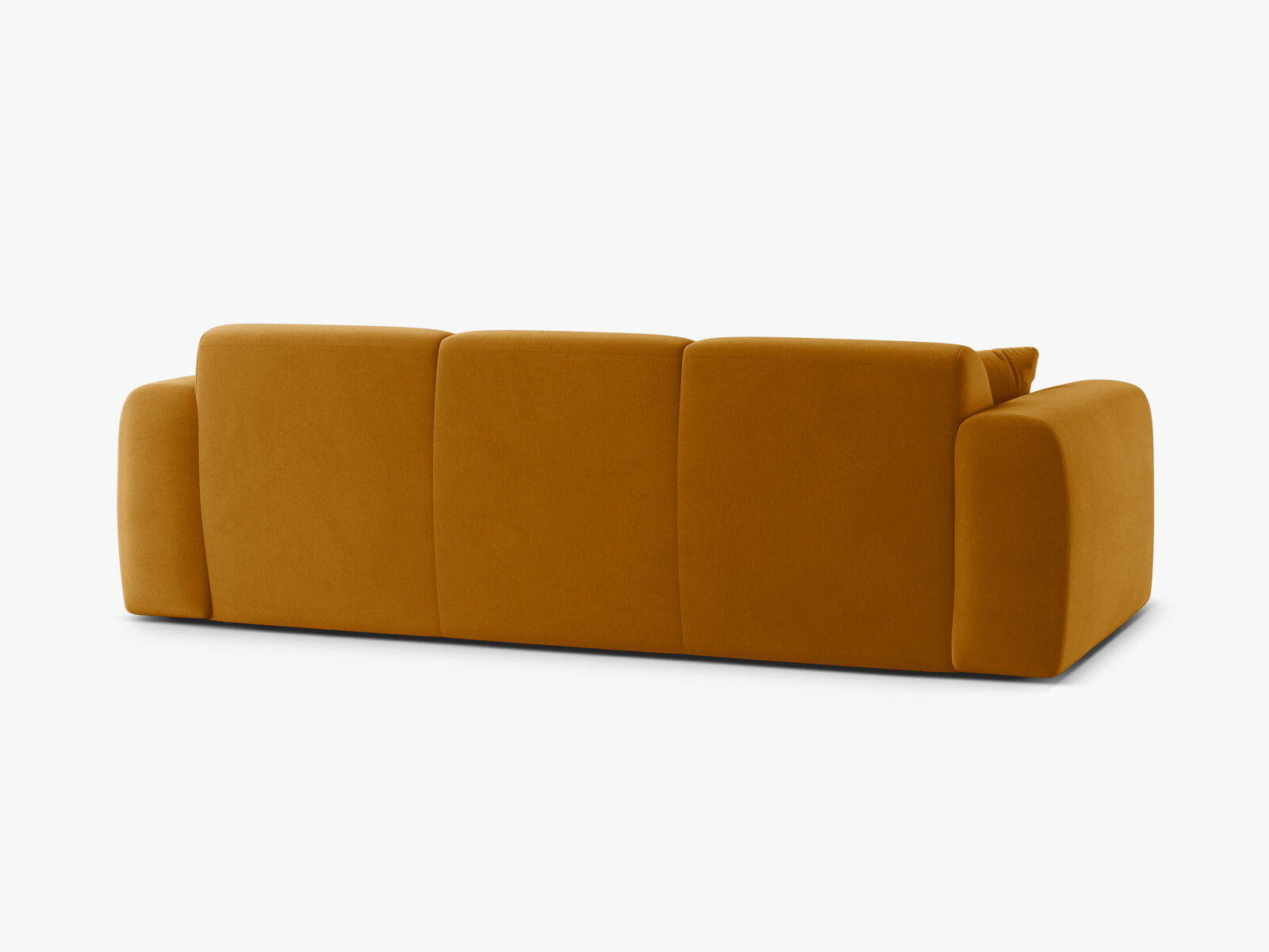 Micadoni Sofa Molino 3-Sitzer Samt Casino Gelb
