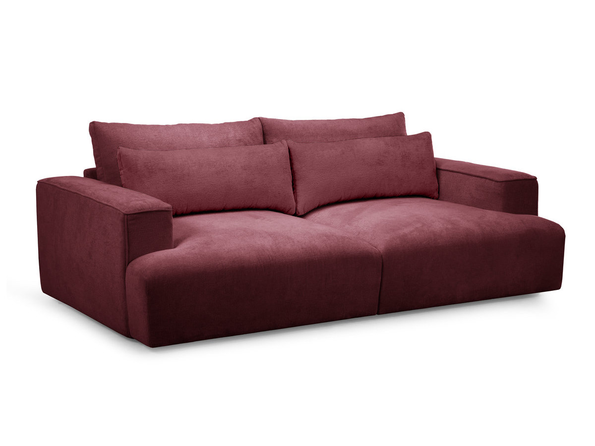 Bobochic Twiny Sofa 3-Sitzer Stoff Rot